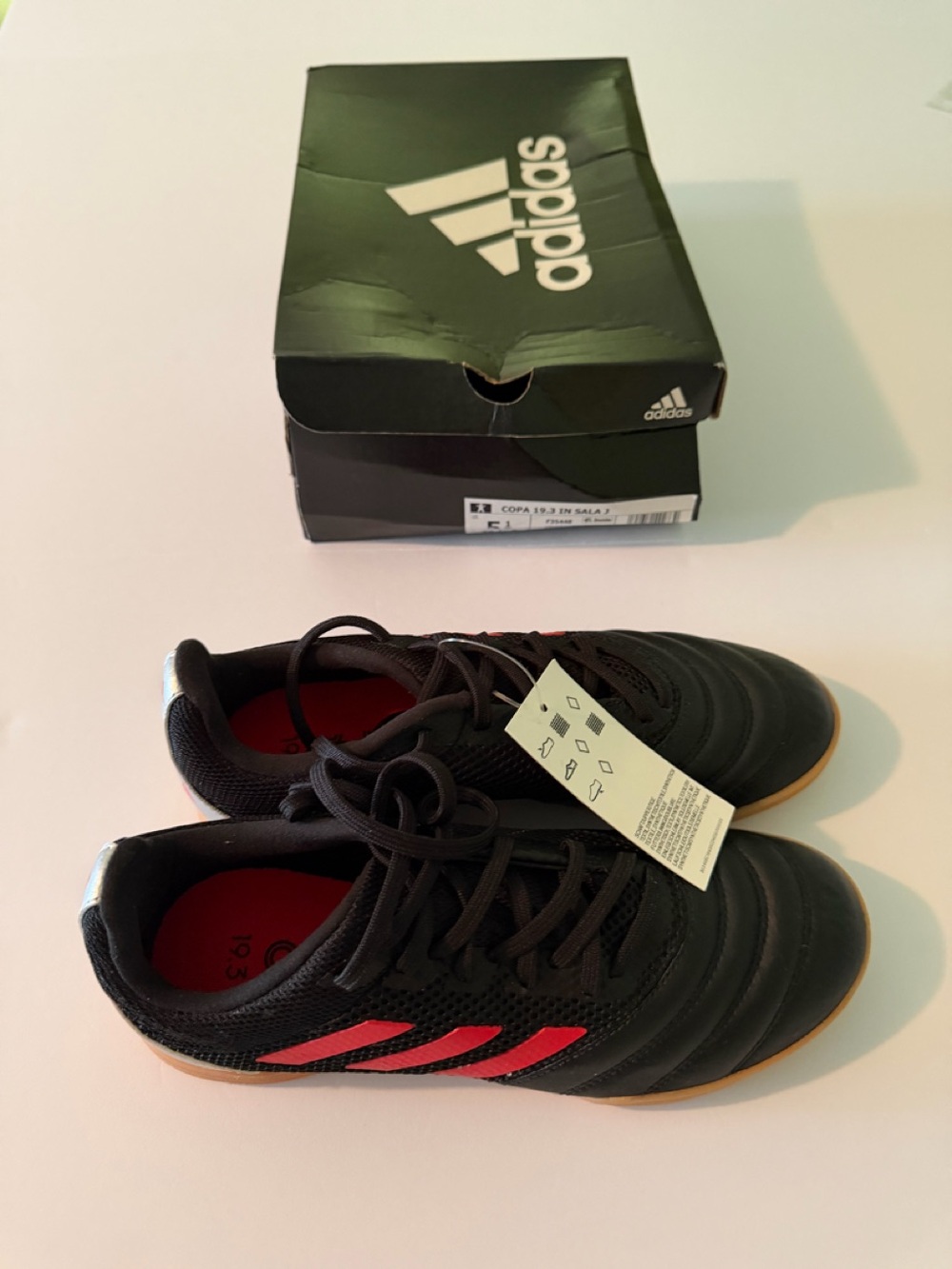 Custom colored Adidas copa indoor soccer shoes
